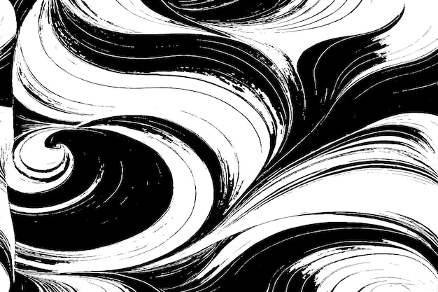textura de arte abstracto grunge monocromático negro sobre un fondo blanco o textura gruesa y desgastada