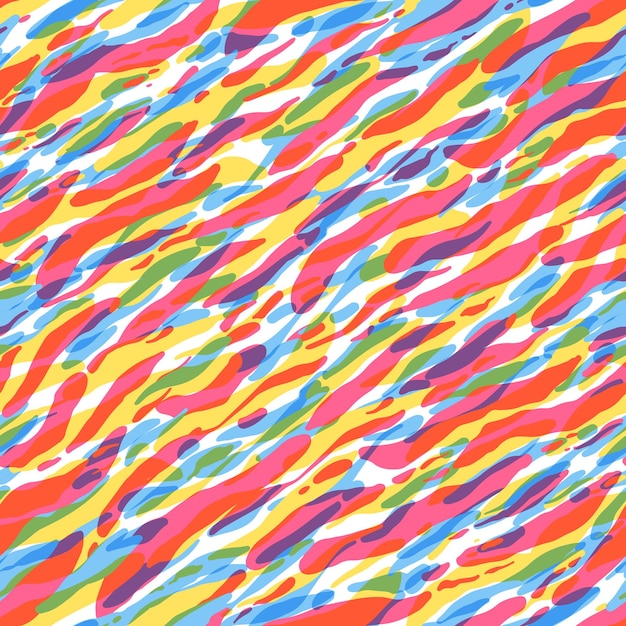 Textura de arte de patrón abstracto sin costuras con pinceladas cruzadas pintadas a mano para imprimir Gráficos modernos Ilustración vectorial