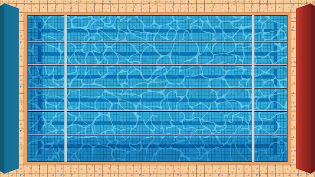 textura azul de la piscina. ilustración vectorial
