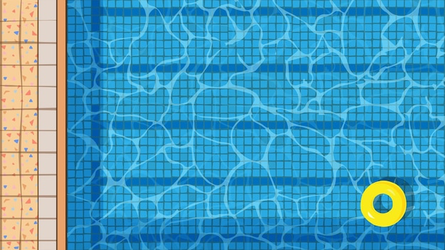 textura azul de la piscina. ilustración vectorial