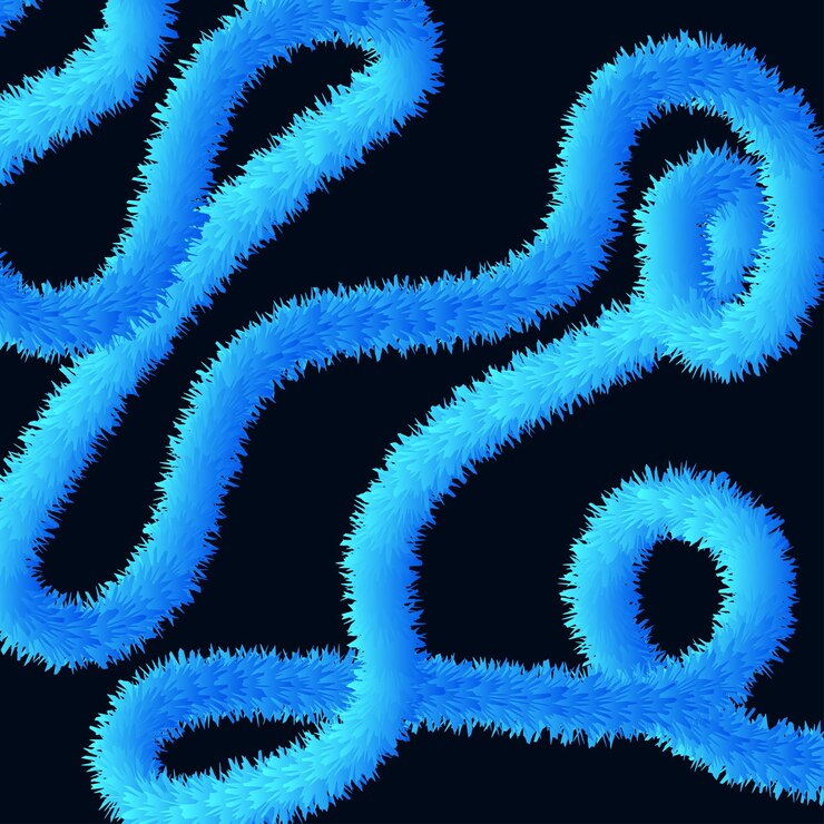 Vector textura de bocado azul