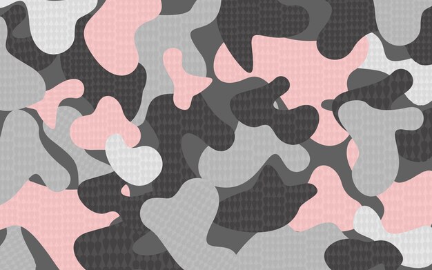 Textura de camuflaje rosa vectorial