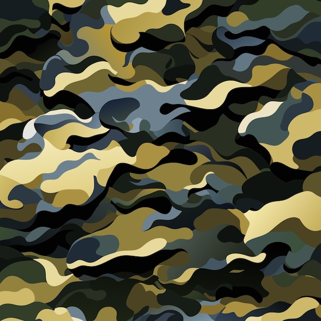Vector textura de camuflaje en tonos terrosos arte vectorial 2d