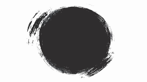 Textura de círculo negro de grunge