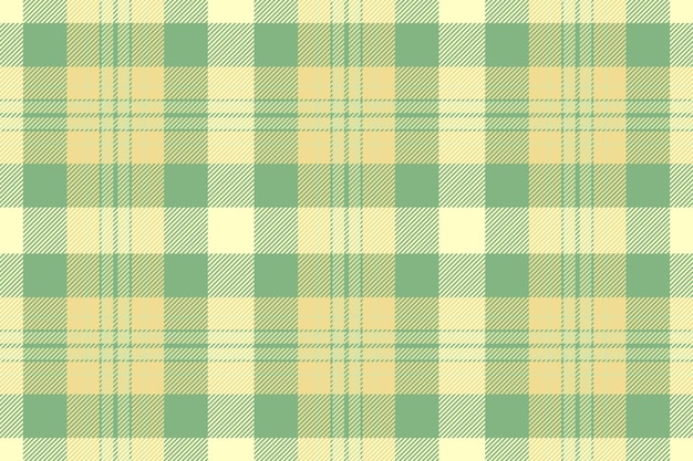 Textura de comprobación sin costuras de tela de tartán vectorial con un fondo de patrón de cuadros textiles