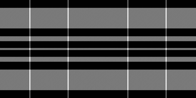 Textura de comprobación patrón de damasco vectorial textil sin costuras tela de ventana fondo tartan a cuadros en colores blanco y negro