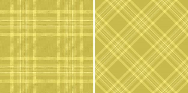 Textura de control a cuadros de tela textil tartan con un patrón de fondo vectorial sin costuras