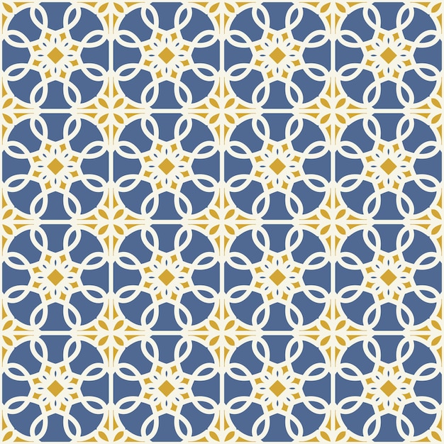 Textura sin costuras con ornamento geométrico indio patrón vectorial