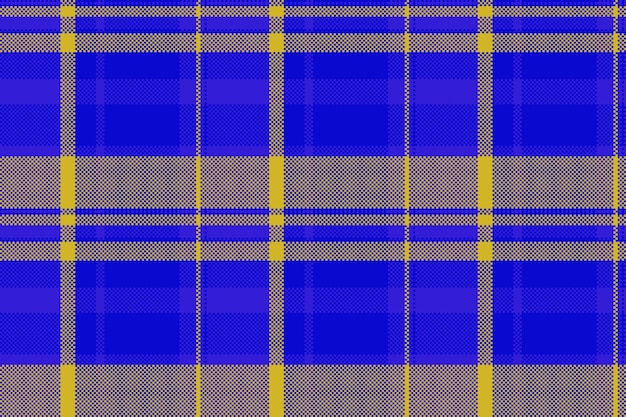 Textura sin costuras de tela a cuadros con un patrón de fondo de tartan vectorial