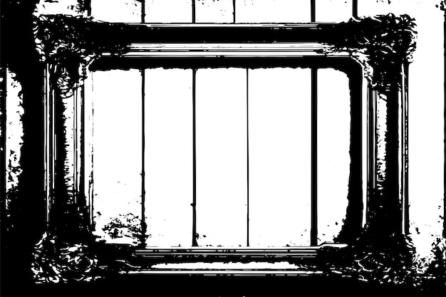 Vector textura de cuadro negro en fondo blanco ilustración vectorial de la textura de cuadro negro y blanco
