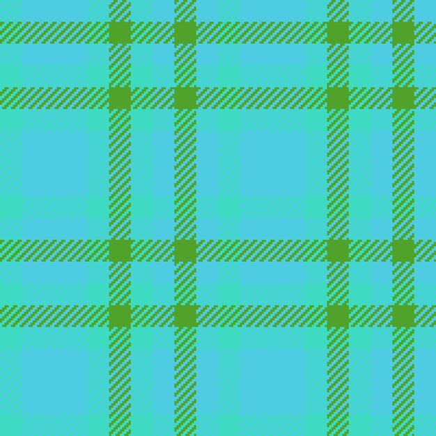Textura a cuadros sin costuras Compruebe el patrón de tartán Textil de fondo de tela vectorial