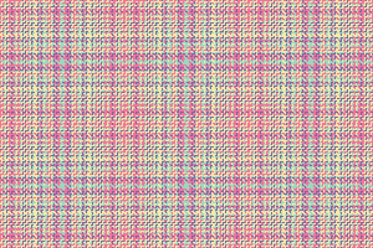 Vector textura de cuadros sin costuras de tela de fondo textil con un vector de control de patrón tartan
