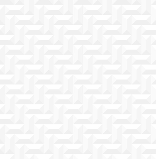 Textura decorativa transparente de vector Fondo blanco repetible con formas geométricas patrón 3d