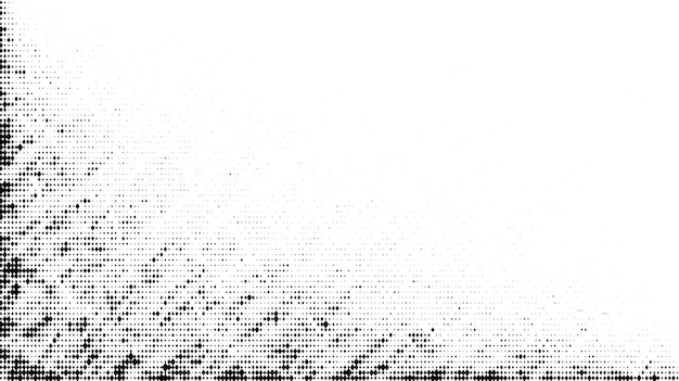 Textura de degradado grunge de semitono. Fondo de píxeles de estilo cómico. Superficie granulada descolorida del arte pop