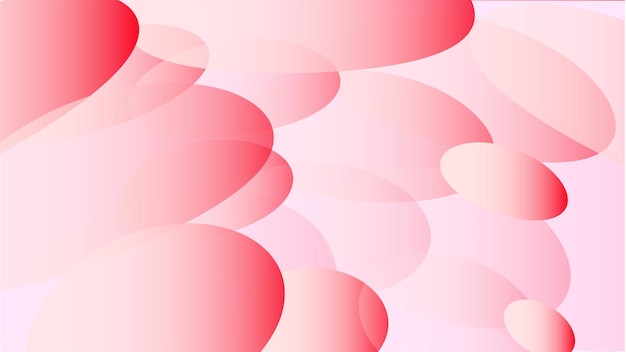 Textura de diferentes formas redondas y ovaladas mágicas únicas volumétricas abstractas rosadas transparentes