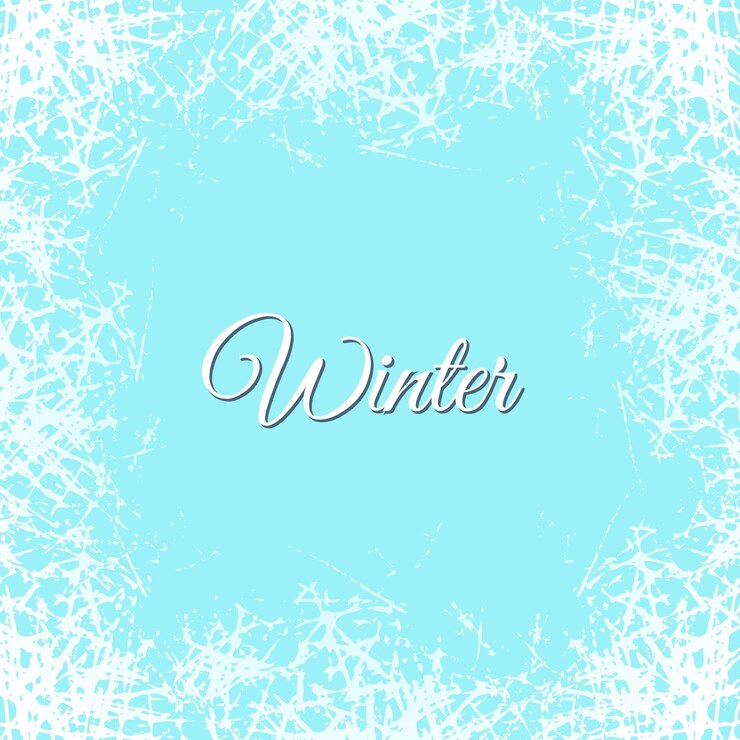 Vector textura de diseño de cristales de hielo en la ventana de congelación marco vectorial con patrones helados fondo de vacaciones de invierno
