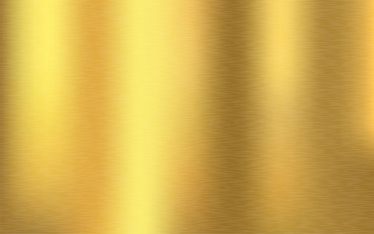 Vector textura dorada con acero de pincel fino