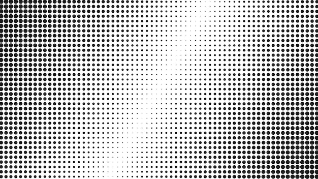 Textura de efecto gradiente de medio tono de fondo retro punteado