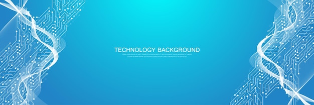 Textura electrónica para el concepto de tecnología informática fondo abstracto