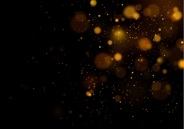 Textura de fondo abstracto en blanco y negro o plata Brillo y elegante para Navidad. Polvo blanco. Brillantes partículas de polvo mágico. Concepto mágico Fondo abstracto con efecto bokeh