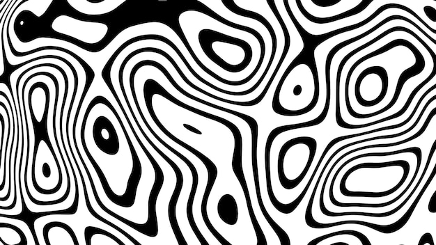 Vector textura de fondo abstracto de patrón de línea blanco y negro