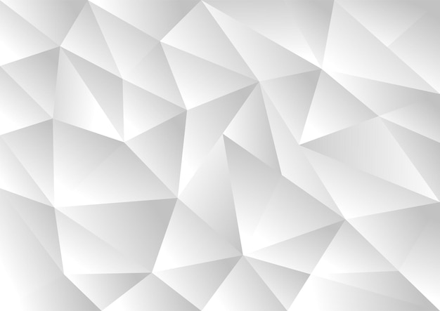 Vector textura de fondo blanco y gris moderno abstracto, diseño de fondo poligonal caótico
