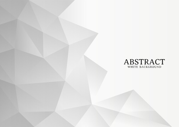 Textura de fondo blanco y gris moderno abstracto, diseño de fondo poligonal caótico