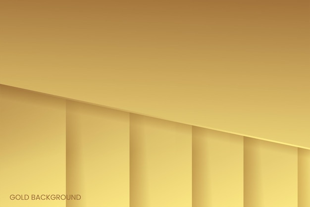 Textura de fondo de color degradado brillante dorado de lujo abstracto 3D