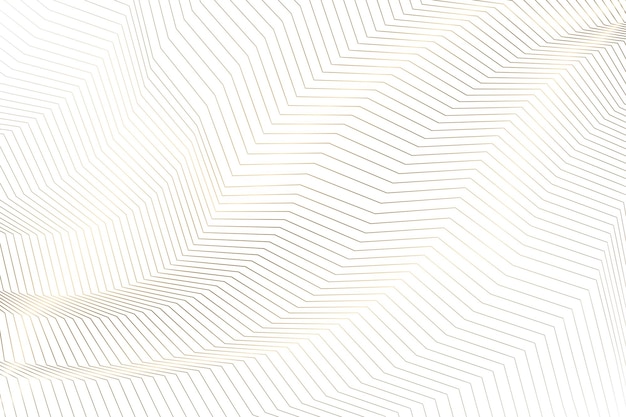 La textura del fondo de las líneas de rayas doradas creativas