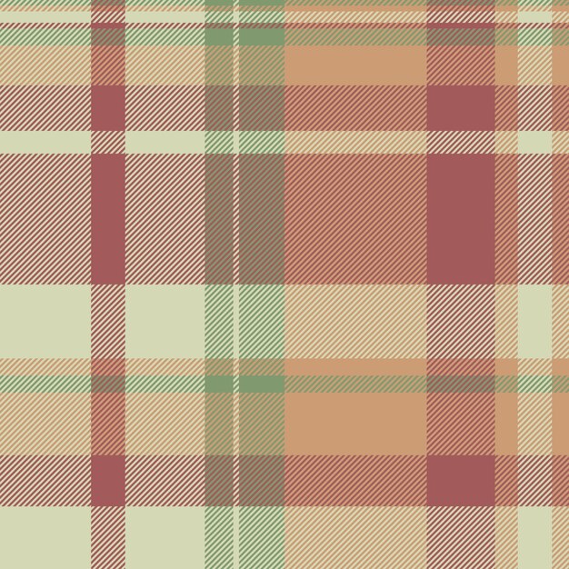 Textura de fondo de patrón de fantasía tela artística textil de cheque filigrana vector tartan a cuadros sin costuras en colores claros y rojos