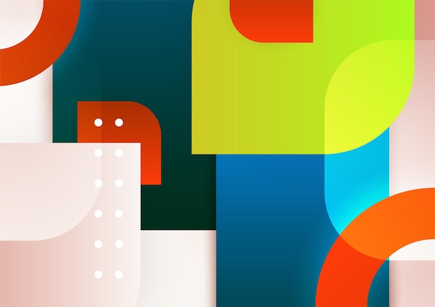 Textura de fondo de patrón geométrico que fluye degradado de moda abstracta para el diseño de portada de póster Plantilla de banner de degradado de color mínimo Forma de onda vectorial moderna para folleto