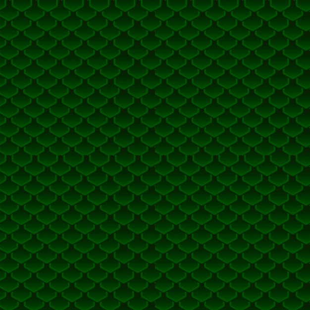 Vector textura de fondo transparente de escamas de dragón verde