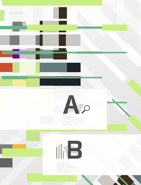 Textura geométrica abstracta con opciones infográficas Fondo de plantilla vectorial para opciones de número de diagrama de diseño de flujo de trabajo de impresión o banner de diseño web