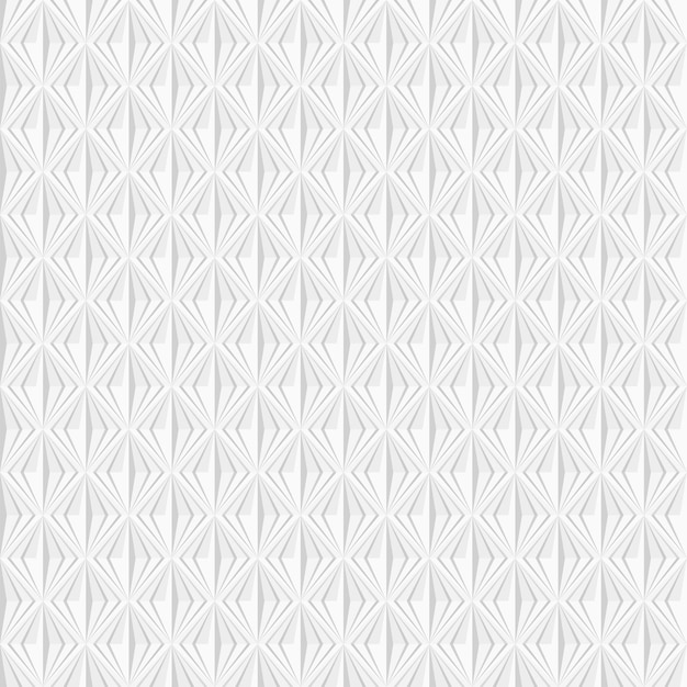 Textura geométrica blanca fondo de vector decorativo transparente