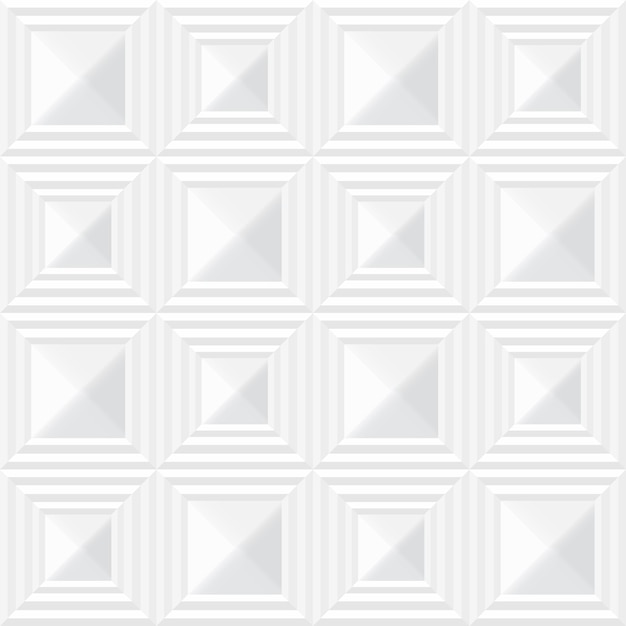 Textura geométrica blanca un fondo de vector transparente