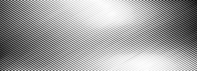 Textura de gradiente lineal desaparecido Fondo de gradación de rayas diagonales negras Desvanecimiento delgado y grueso