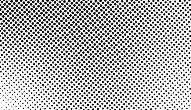 Textura de gradiente de medio tono punteado Con fondo de puntos de polca desaparecidos