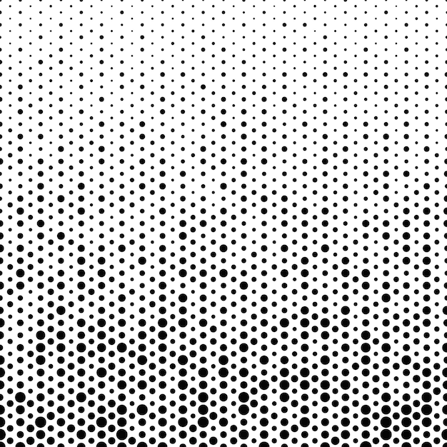 Textura de gradiente de puntos blancos y negros