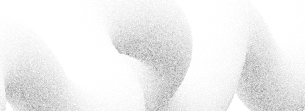 Textura de grano de arena ondulado punteado Grunge papel pintado de onda de gradiente curvo Grit noise dot work superposición