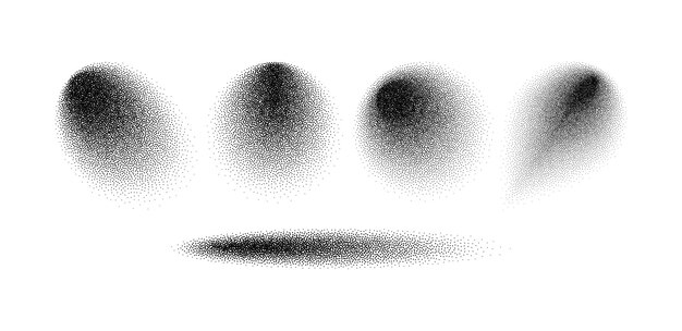 Textura de grano negro