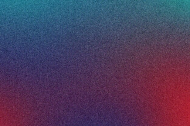 Con una textura granulada y colorida, el fondo tiene un gradiente en tonos de azul rojo y índigo.