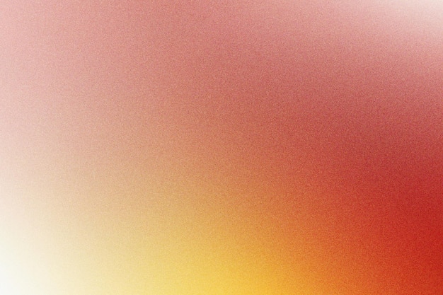 Textura granulada de gradiente elegante inspirada en los tonos rojo amarillo y blanco