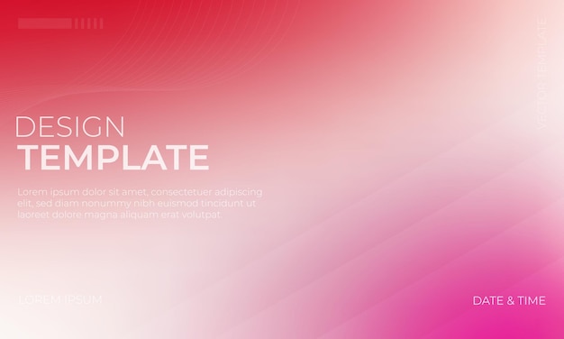 Textura granulada de gradiente vectorial en colores rojo blanco y magenta