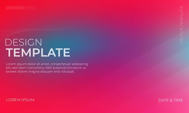 Textura granulada de gradiente vectorial colorido con tonos de cian rojo y magenta