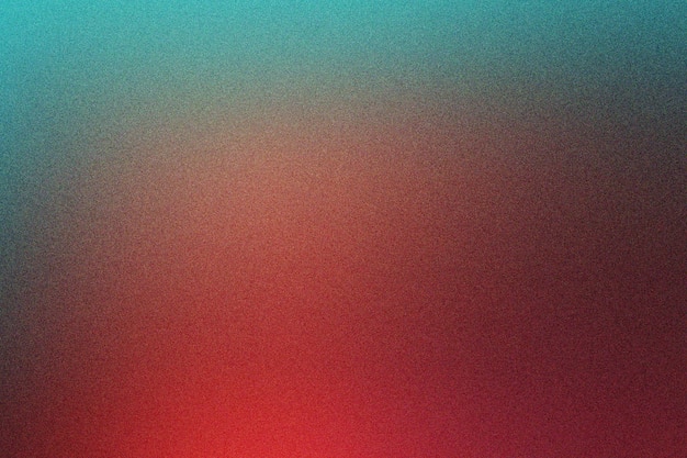 Textura granulada con gradiente vibrante en marrón rojo y turquesa