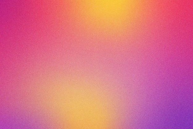 Textura granulada con gradiente vibrante en tonos de magenta amarillo y lavanda