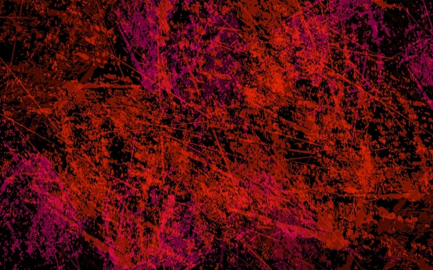 Textura grunge abstracta de fondo negro y rojo