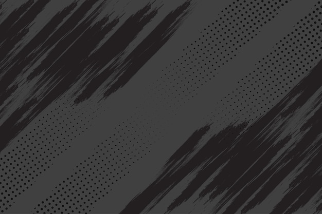 Textura grunge abstracta negra y gris con fondo de trama de semitonos