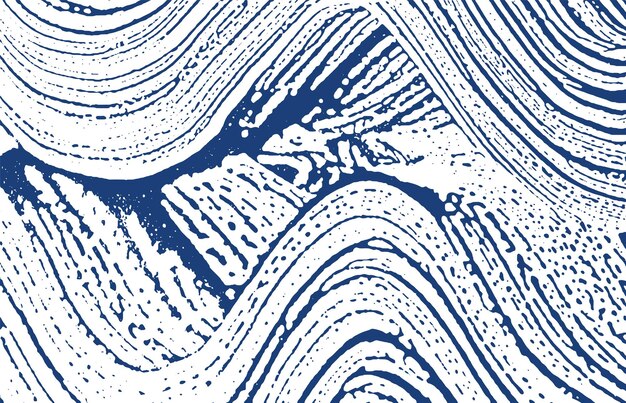Textura grunge. Angustia rastro áspero índigo. Fondo extático. Ruido textura grunge sucio. Magnífica superficie artística. Ilustración vectorial.