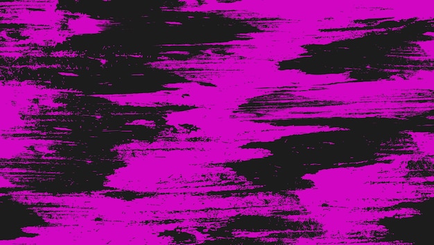 Textura Grunge áspera púrpura brillante abstracta en fondo negro